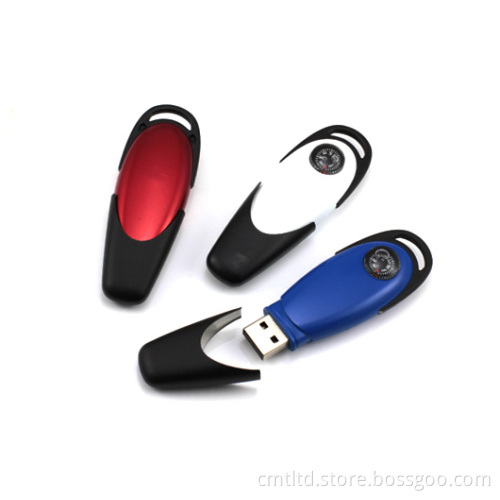 Promotional Customed USB Flash Drive Compass Shape Style